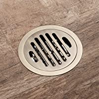 Los mejores  - Popowbe Ronda de drenaje de piso rejillas de latón desodorante baño ducha piso de drenaje anti-olor drenaje de piso para…